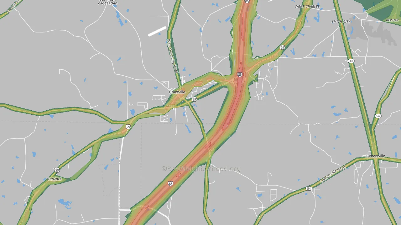 30220, GA Map of Noise Levels in 30220