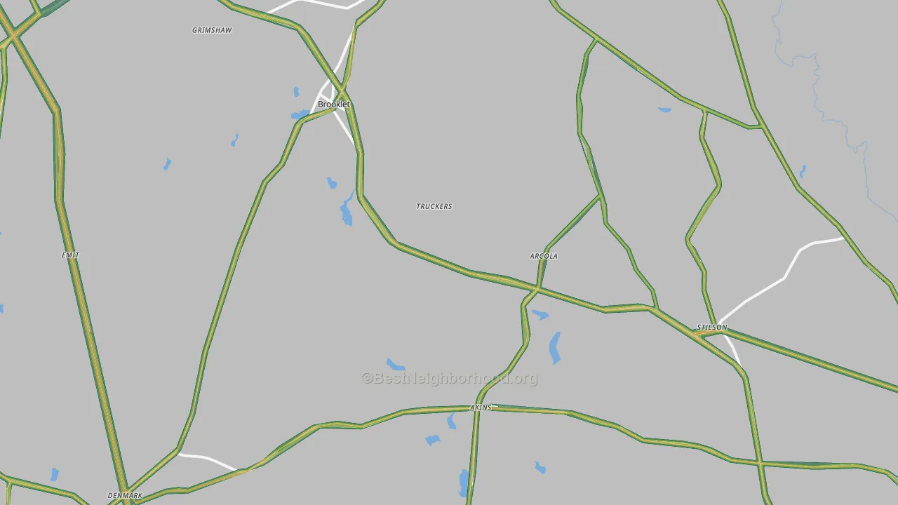 30415, GA Map of Noise Levels in 30415