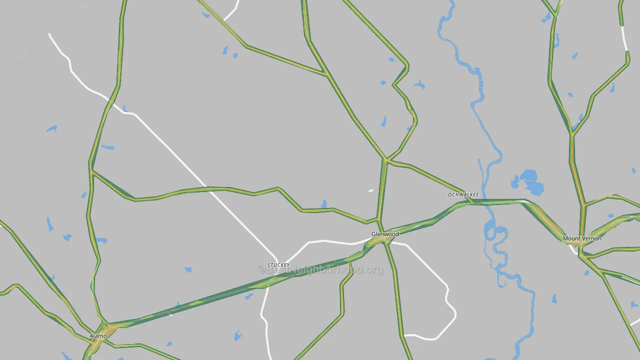 30428, GA Map of Noise Levels in 30428