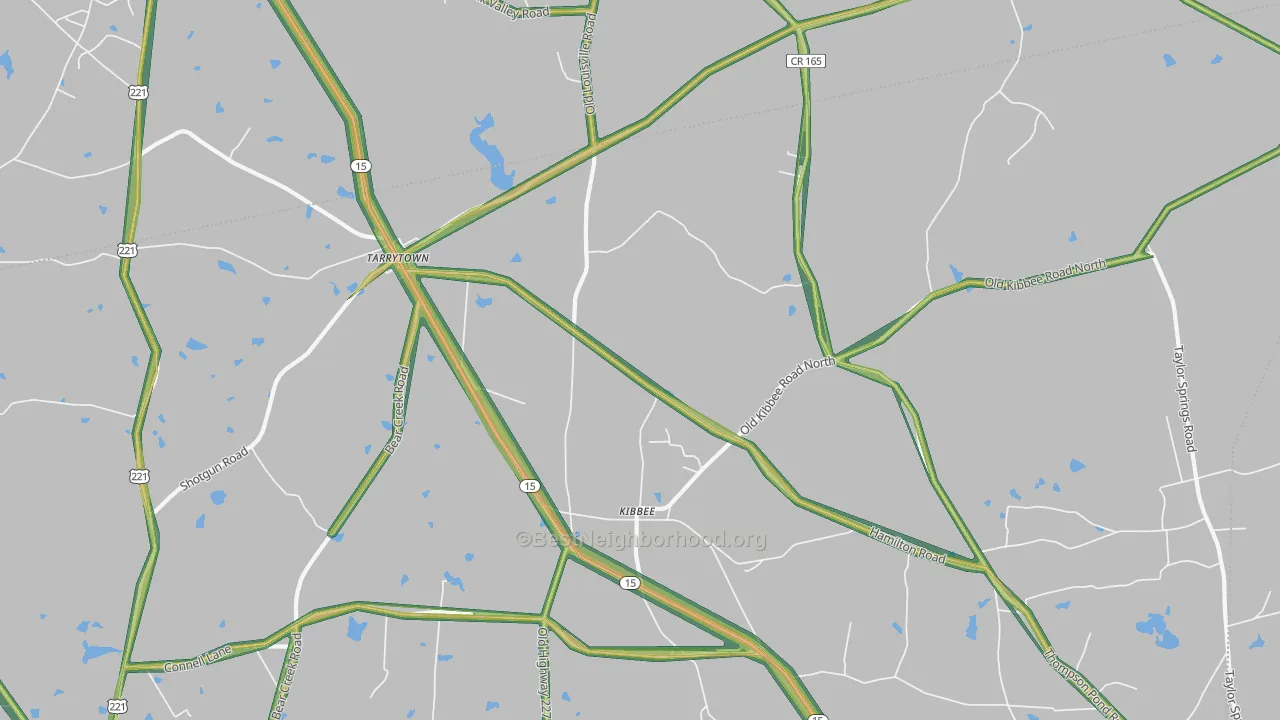 30470, GA Map of Noise Levels in 30470