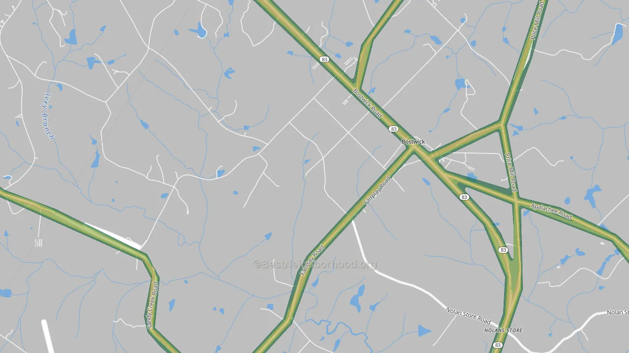 30623, GA Map of Noise Levels in 30623