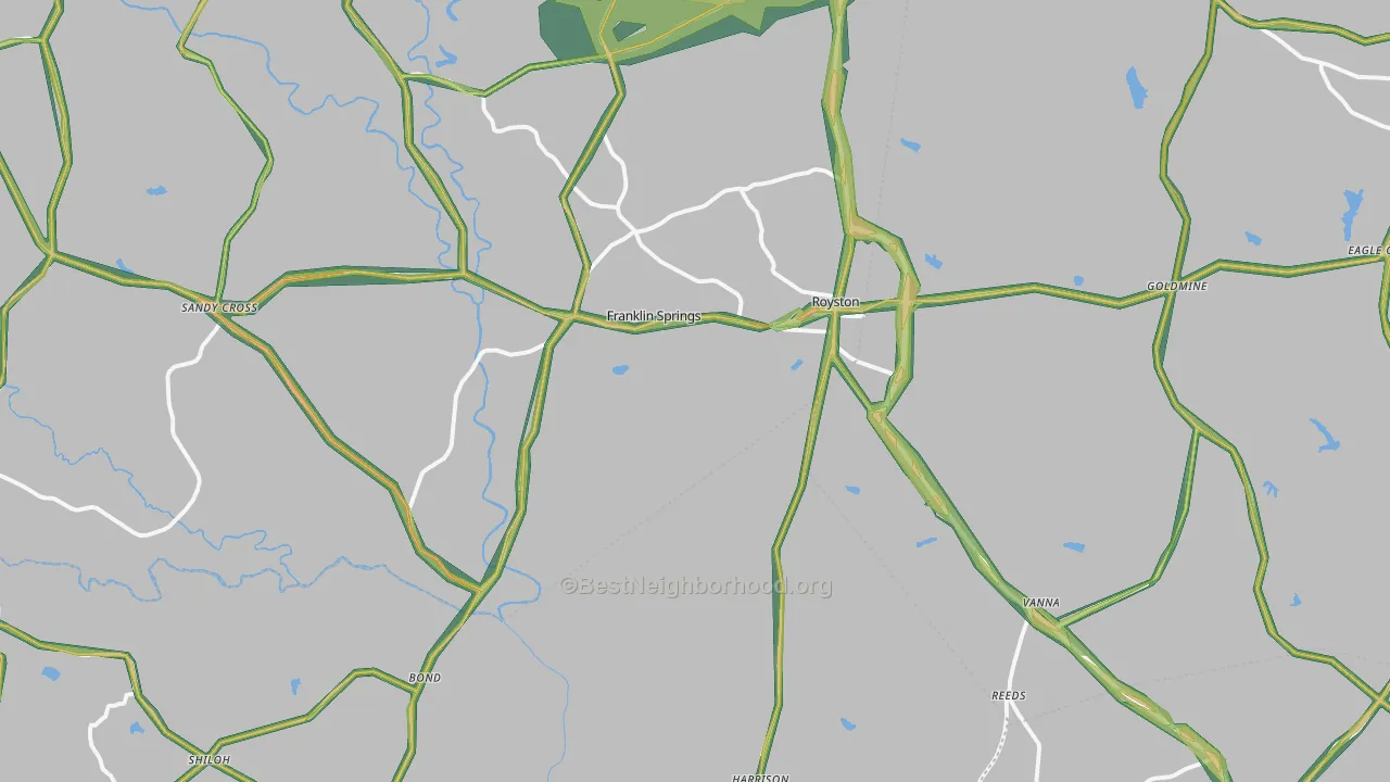 30662, GA Map of Noise Levels in 30662