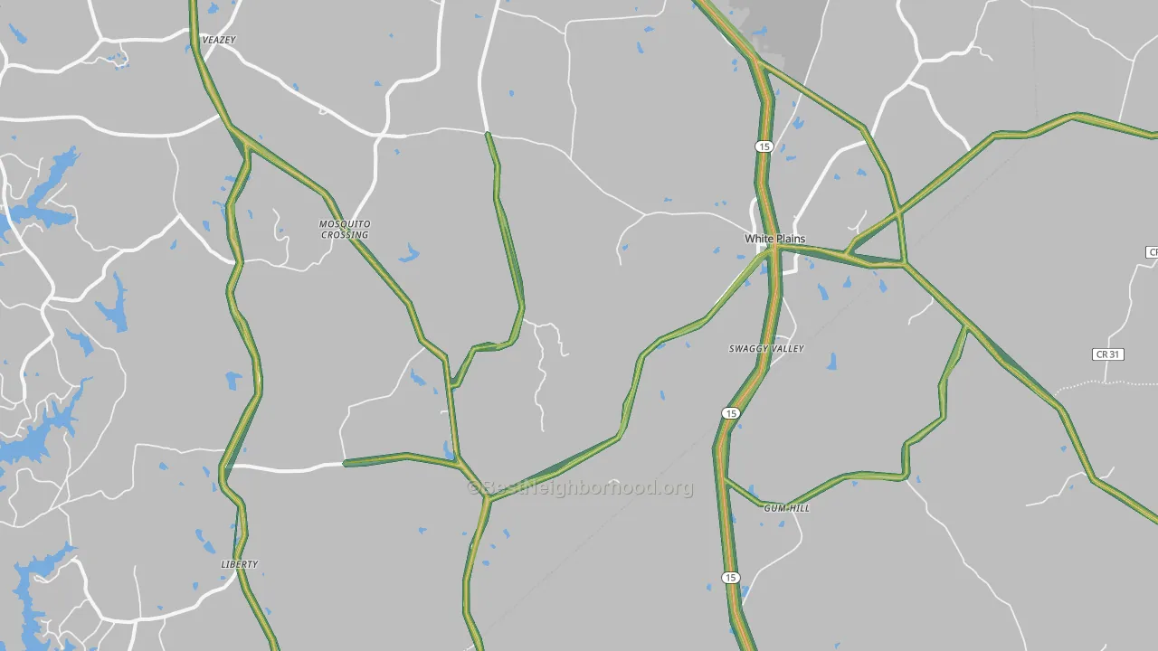 30678, GA Map of Noise Levels in 30678