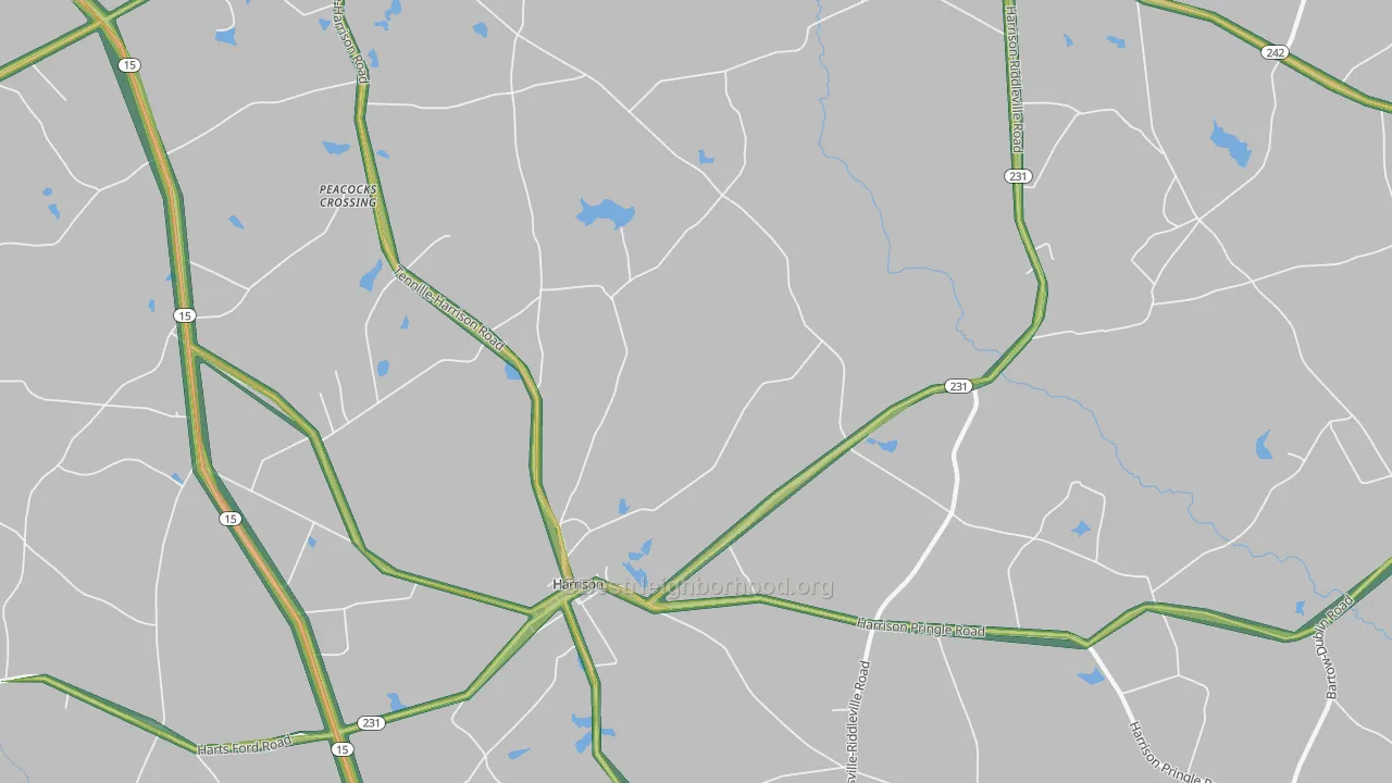 31035, GA Map of Noise Levels in 31035
