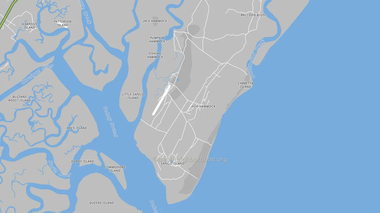 31327, GA Map of Noise Levels in 31327