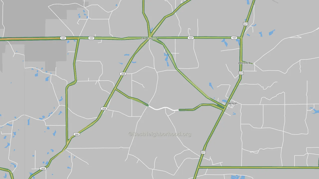 31532, GA Map of Noise Levels in 31532