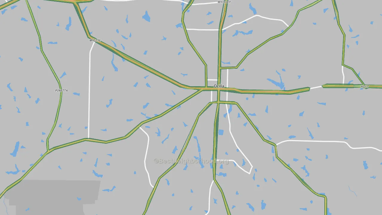 31774, GA Map of Noise Levels in 31774