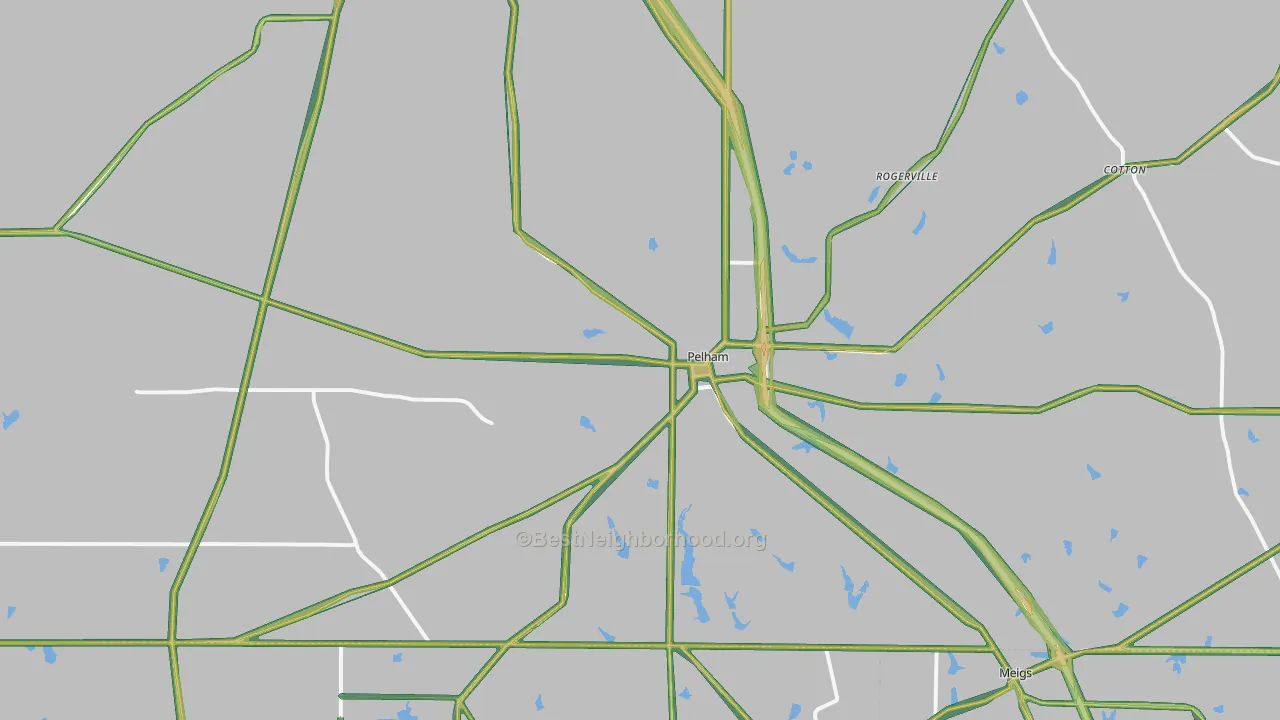 31779, GA Map of Noise Levels in 31779
