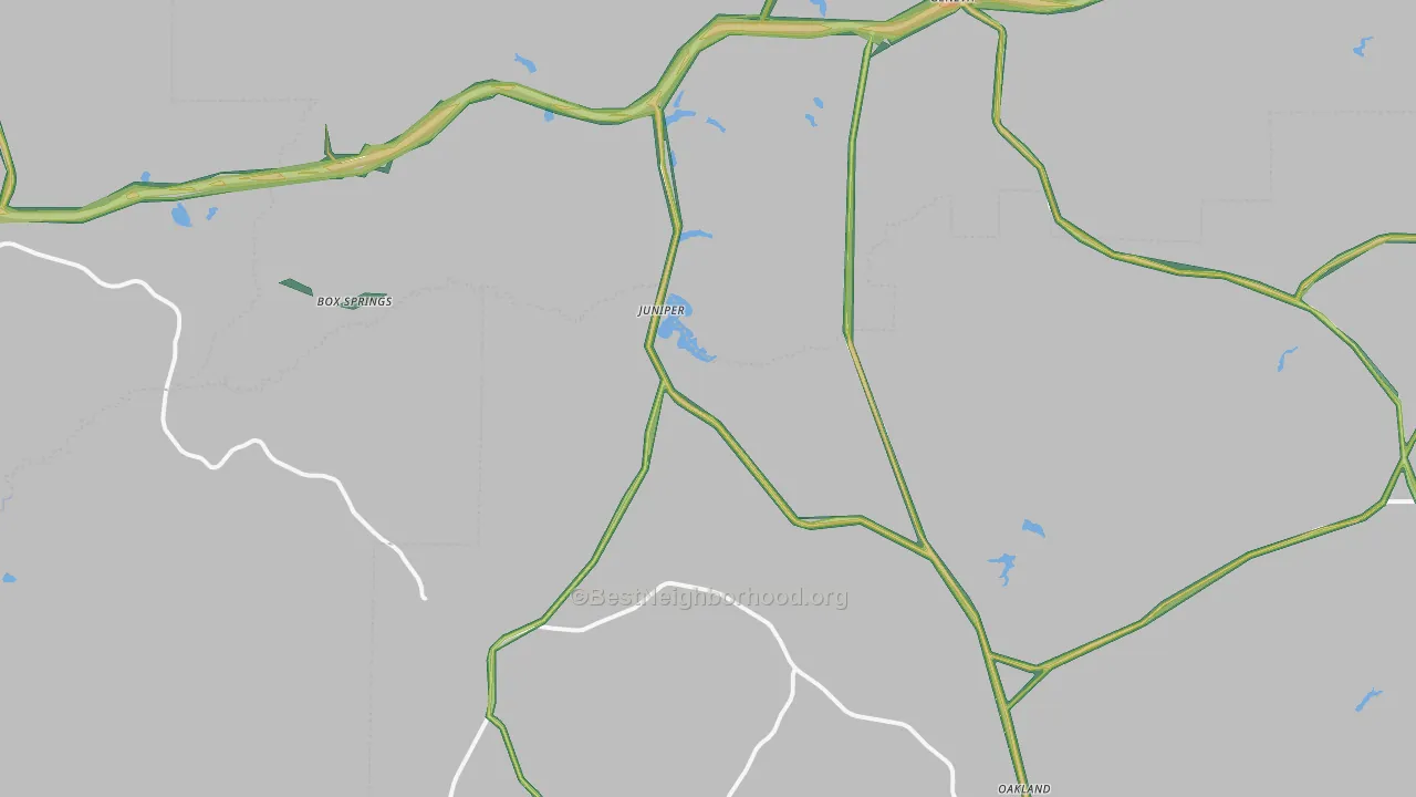 31801, GA Map of Noise Levels in 31801