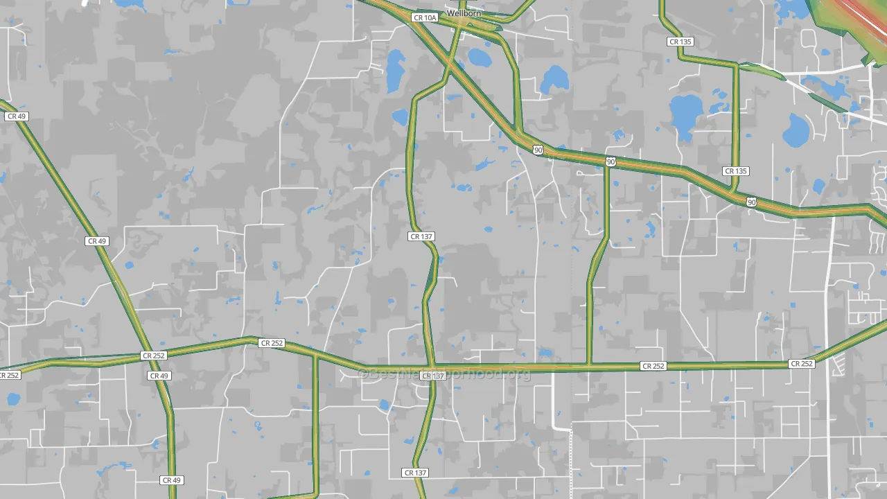 32094, FL Map of Noise Levels in 32094