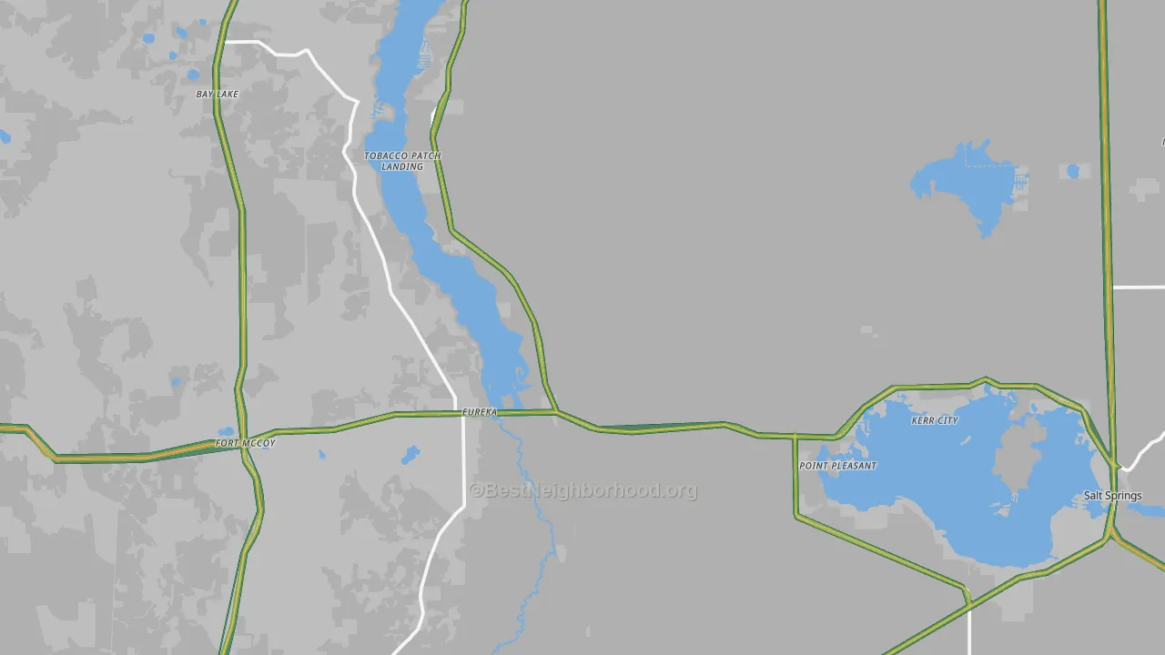 32134, FL Map of Noise Levels in 32134