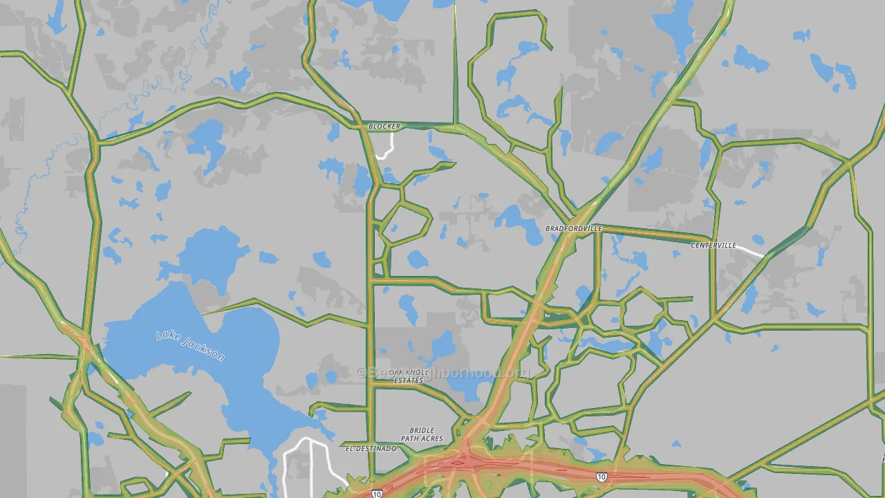 32312, FL Map of Noise Levels in 32312