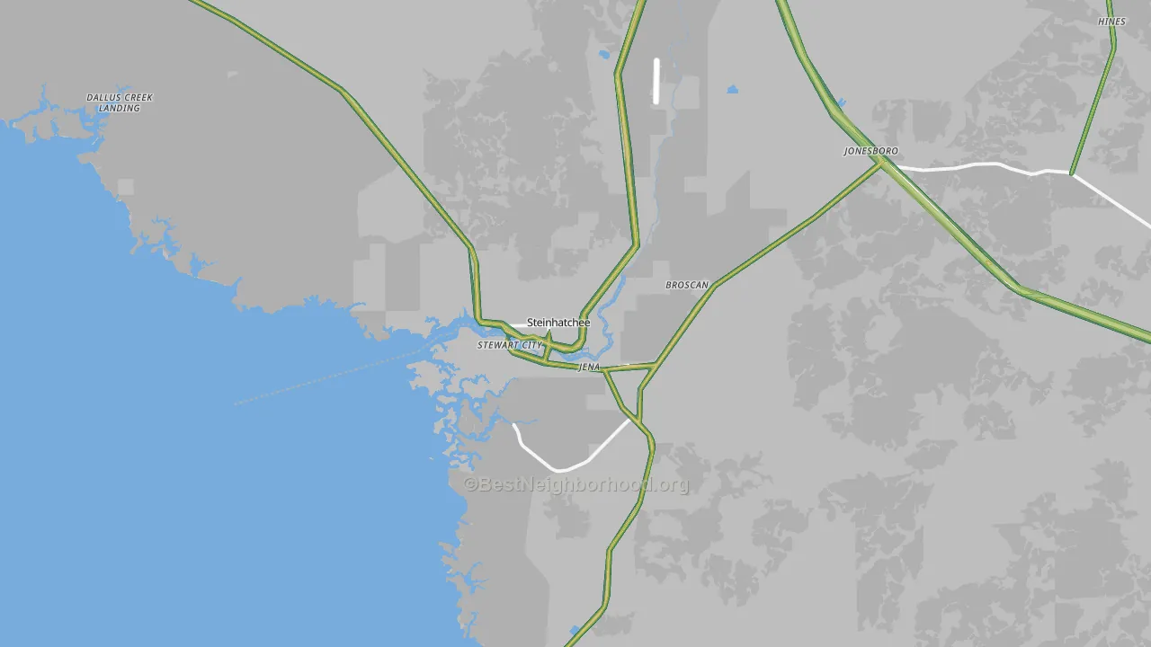 32359, FL Map of Noise Levels in 32359