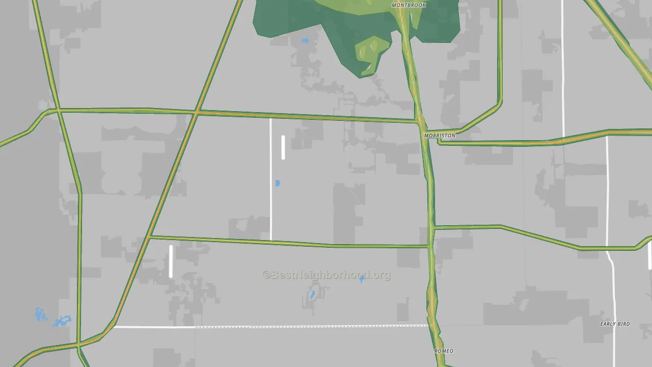 32668, FL Map of Noise Levels in 32668