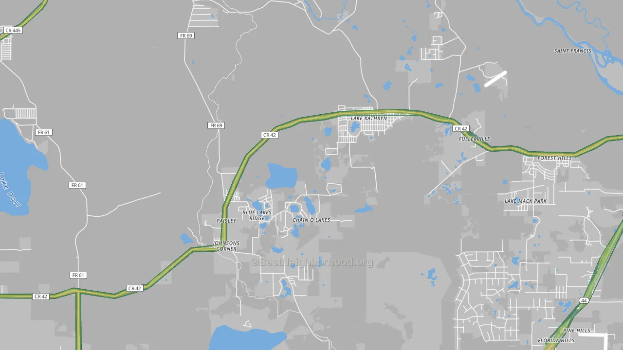 32767, FL Map of Noise Levels in 32767