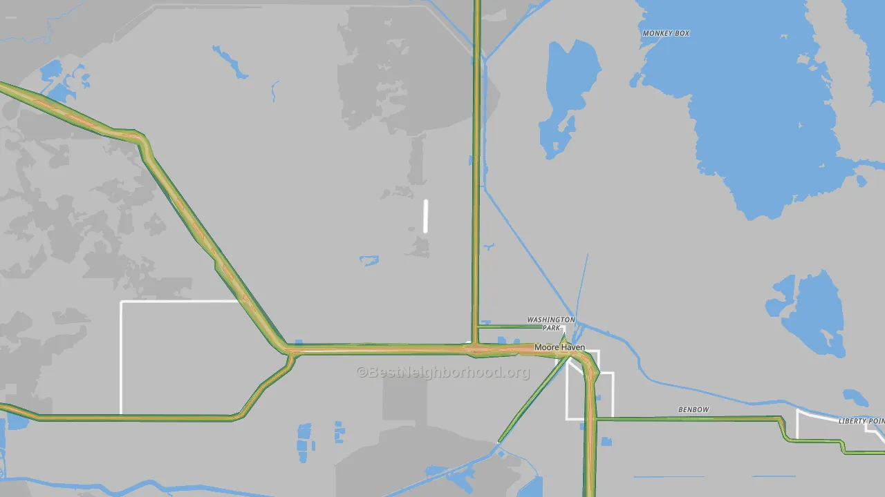 33471, FL Map of Noise Levels in 33471