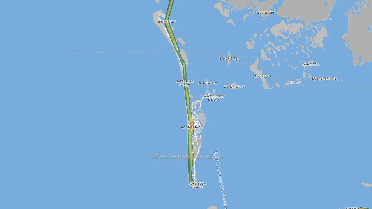 33921, FL Map of Noise Levels in 33921