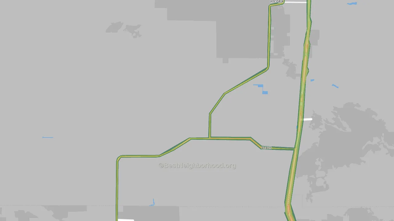 33960, FL Map of Noise Levels in 33960