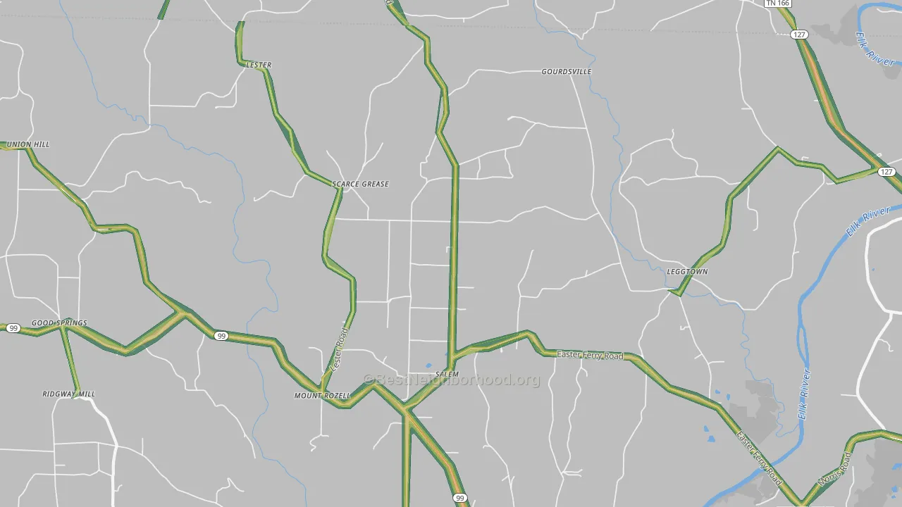 35647, AL Map of Noise Levels in 35647