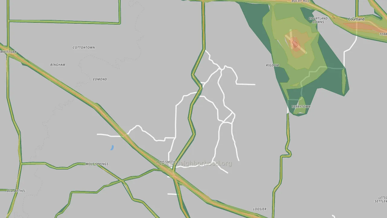 35672, AL Map of Noise Levels in 35672