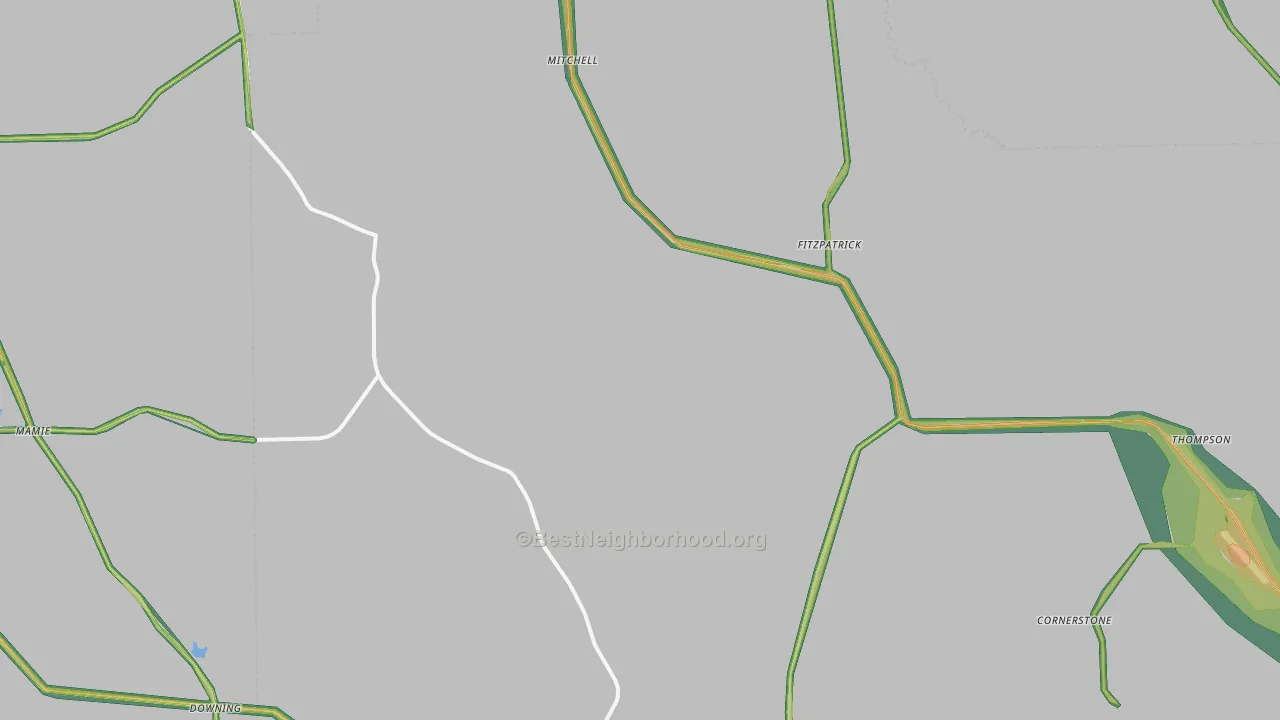 36029, AL Map of Noise Levels in 36029