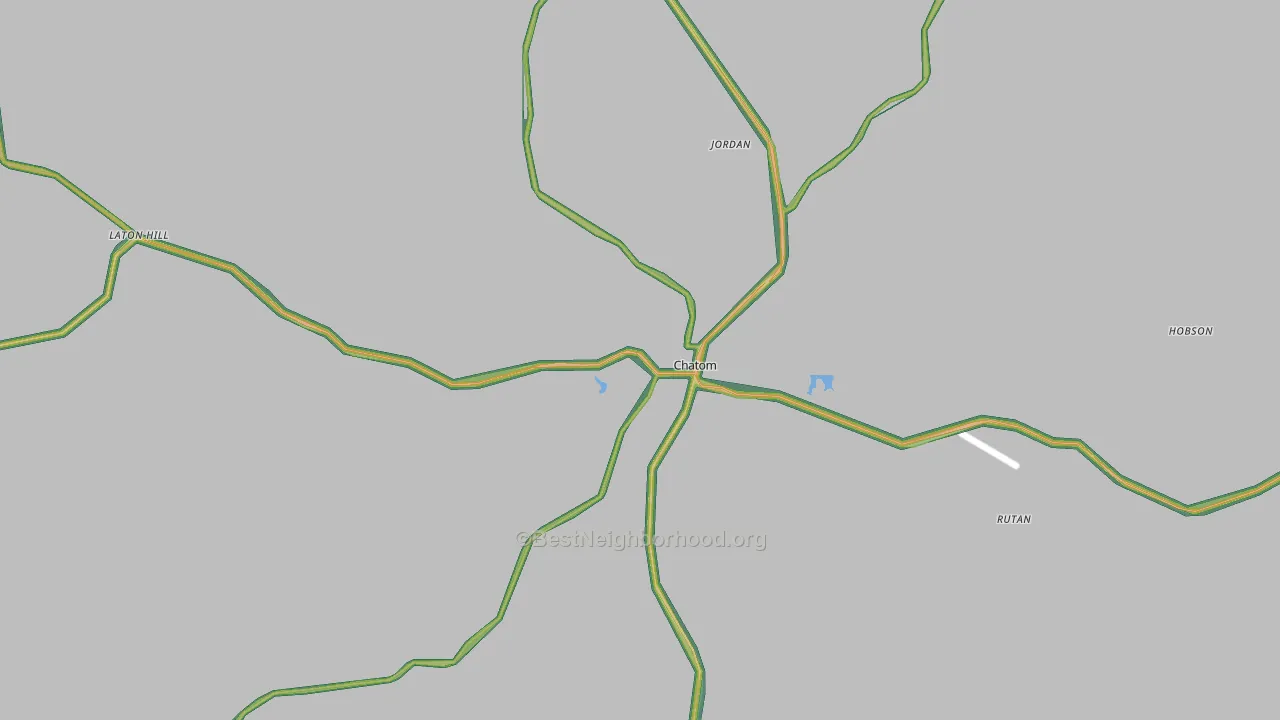 36518, AL Map of Noise Levels in 36518