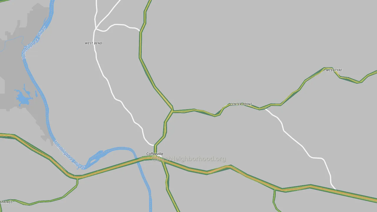 36524, AL Map of Noise Levels in 36524