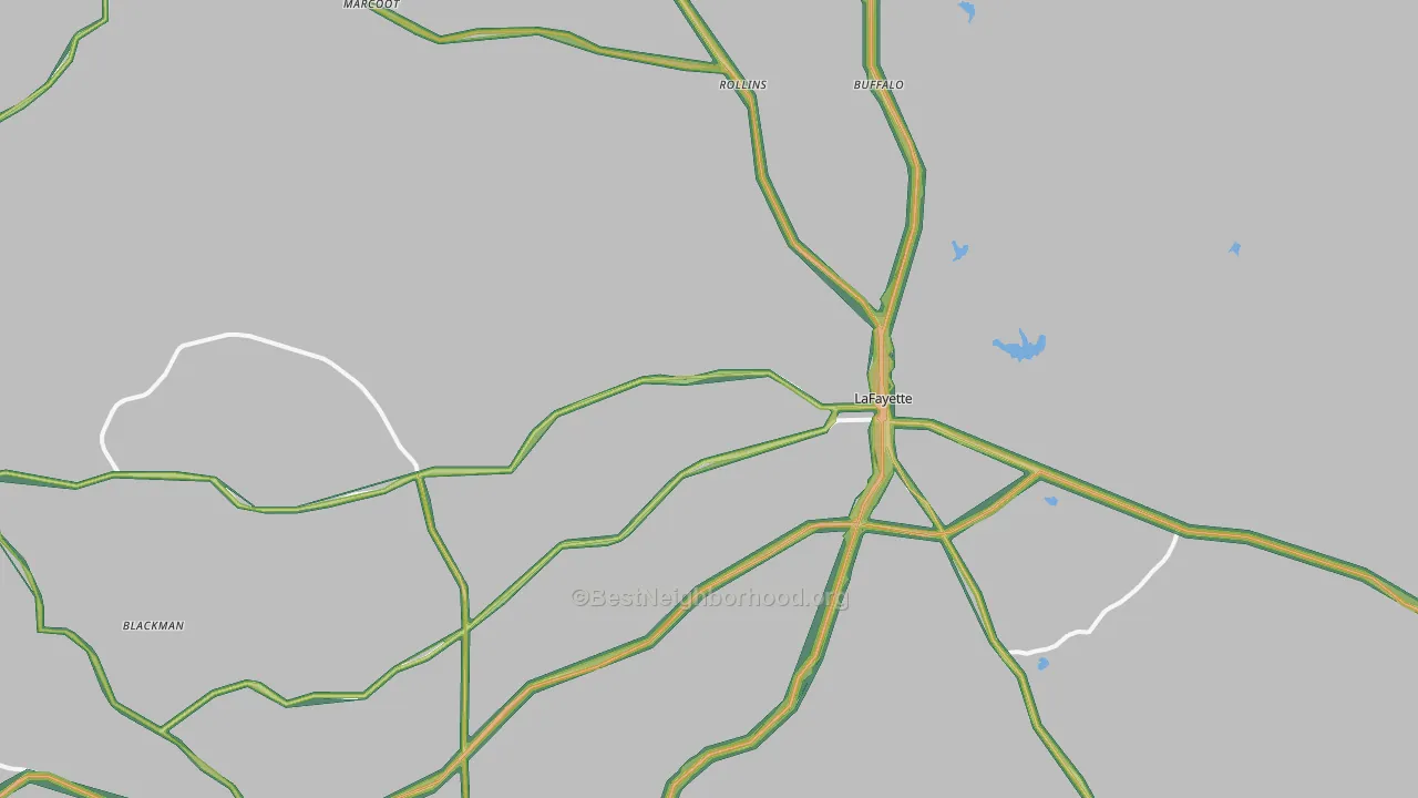 36862, AL Map of Noise Levels in 36862