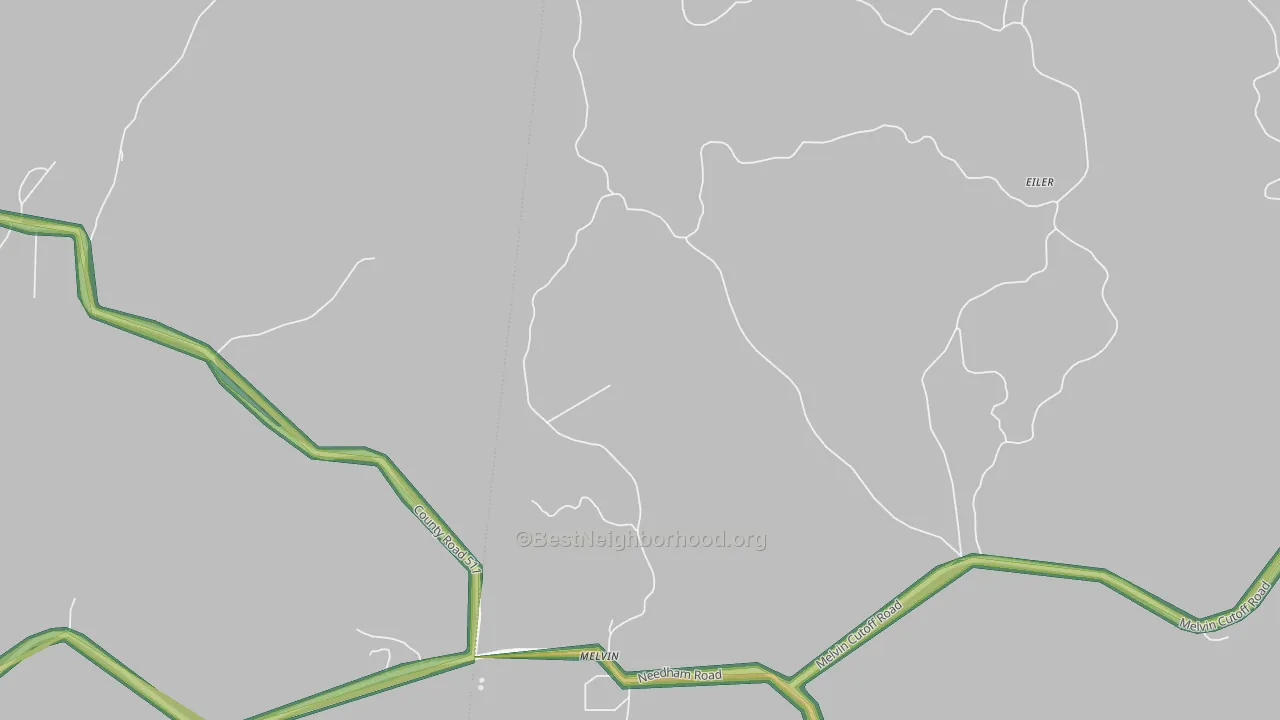 36913, AL Map of Noise Levels in 36913