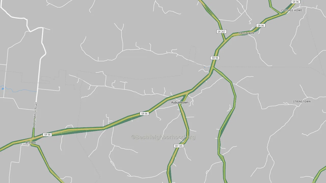 37016, TN Map of Noise Levels in 37016