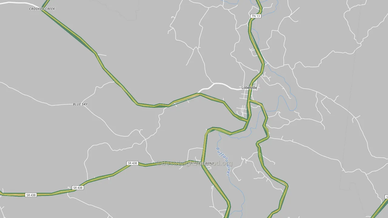 37097, TN Map of Noise Levels in 37097