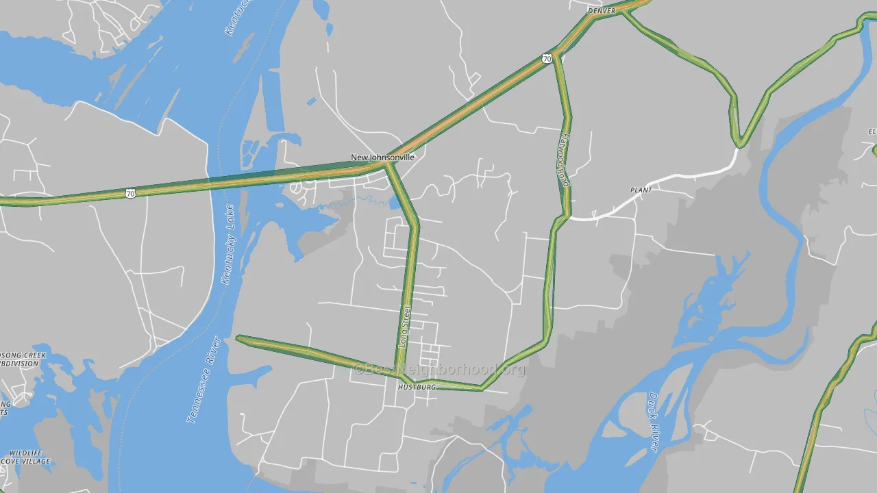 37134, TN Map of Noise Levels in 37134