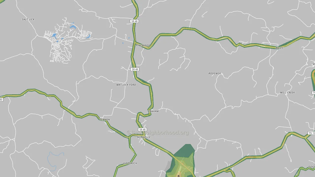 37137, TN Map of Noise Levels in 37137