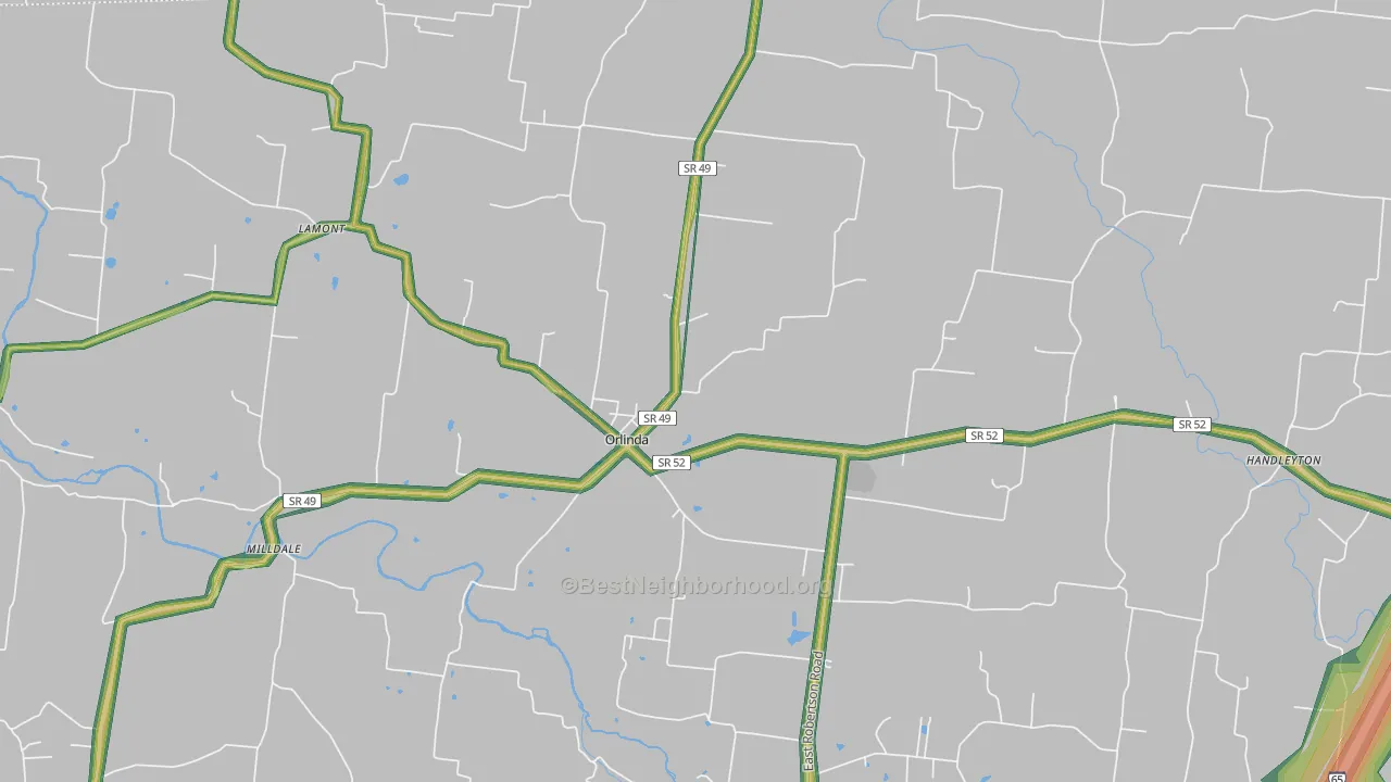 37141, TN Map of Noise Levels in 37141