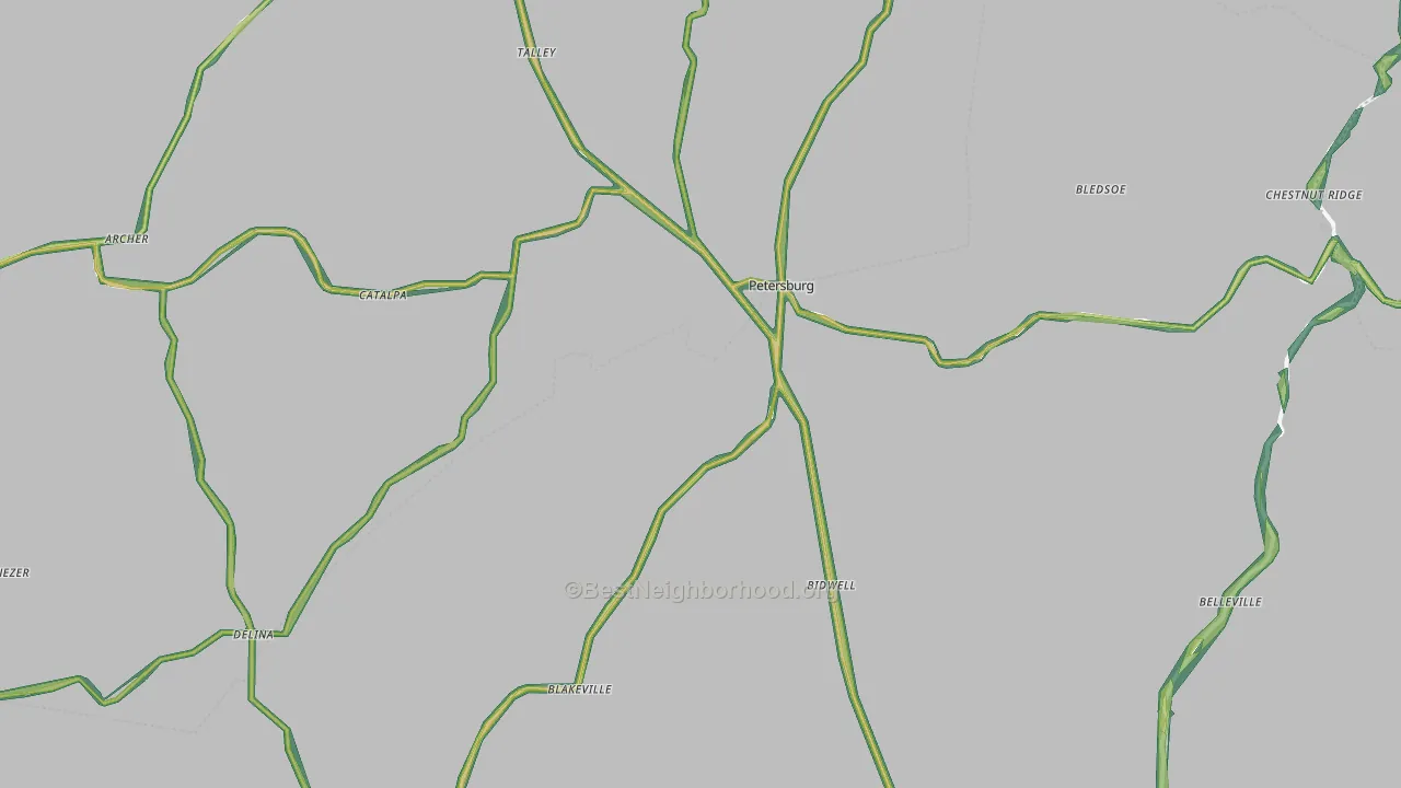 37144, TN Map of Noise Levels in 37144