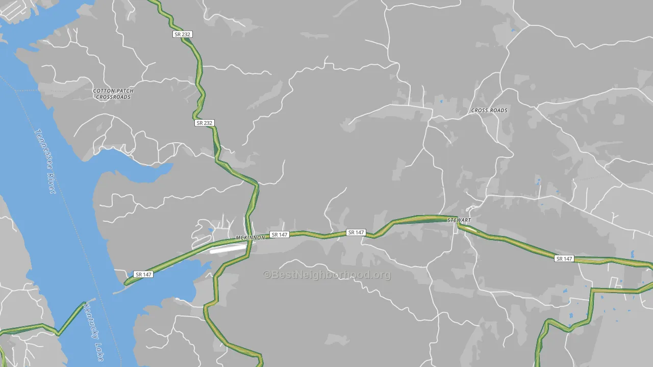 37175, TN Map of Noise Levels in 37175