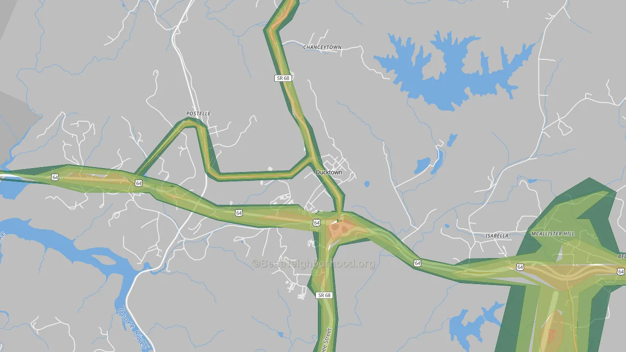 37326, TN Map of Noise Levels in 37326