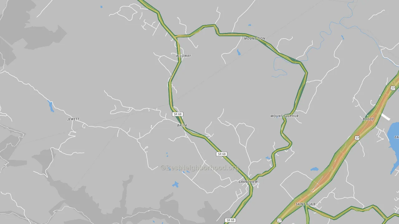 37337, TN Map of Noise Levels in 37337