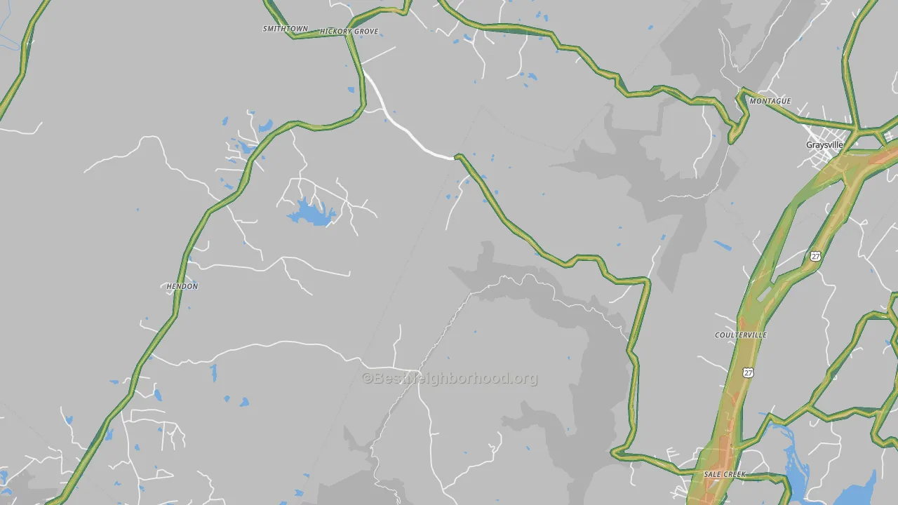 37338, TN Map of Noise Levels in 37338