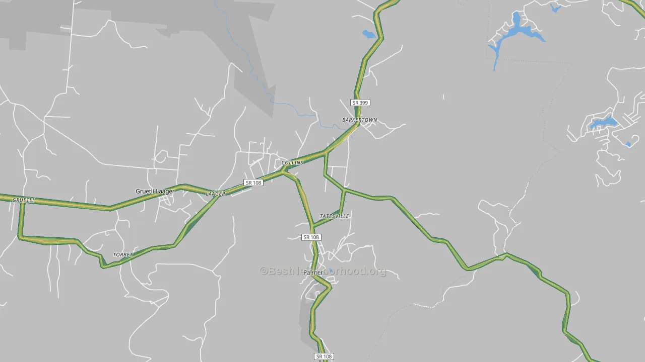 37365, TN Map of Noise Levels in 37365