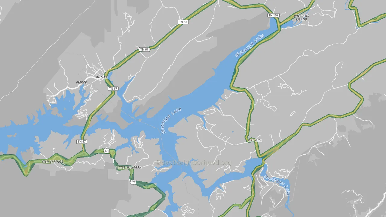 37640, TN Map of Noise Levels in 37640