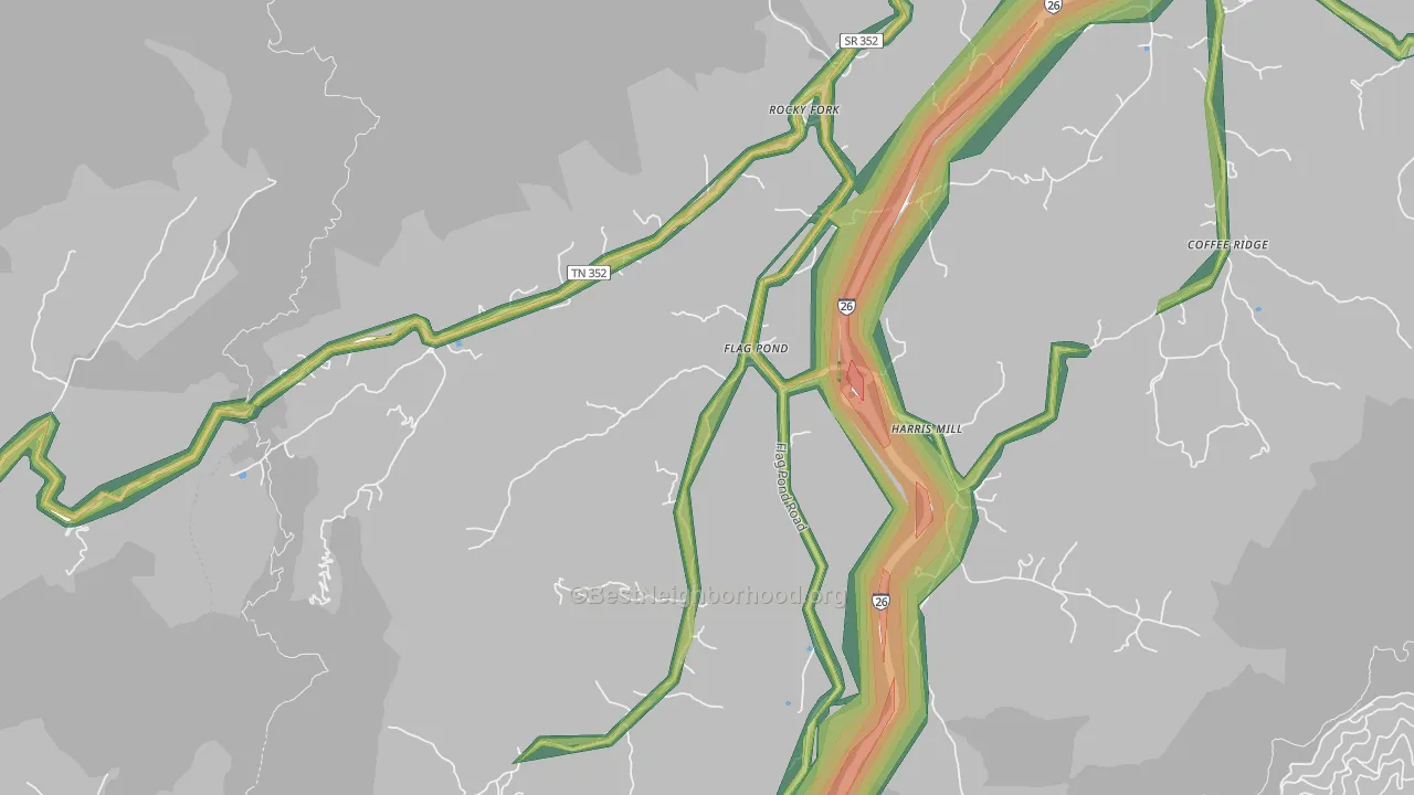 37657, TN Map of Noise Levels in 37657