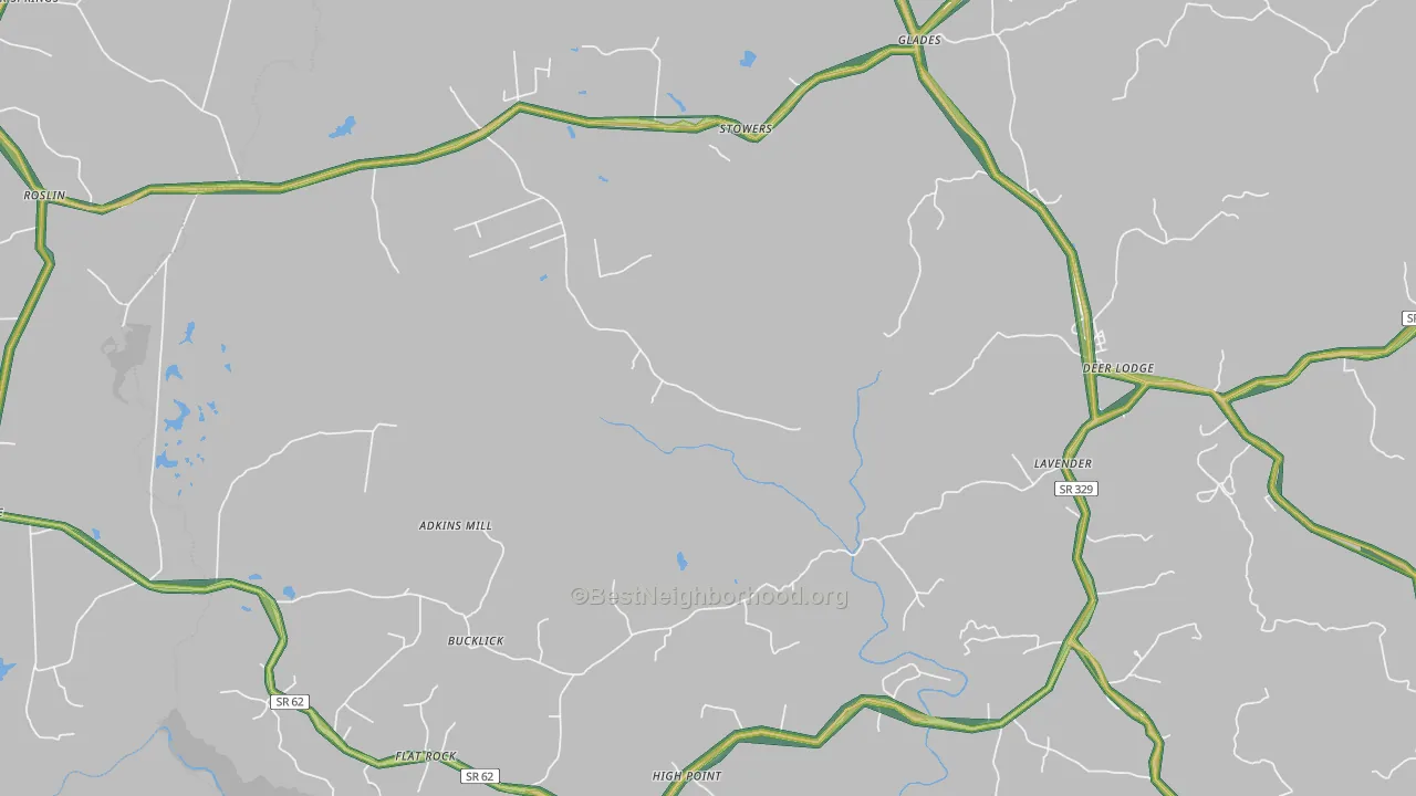 37726, TN Map of Noise Levels in 37726
