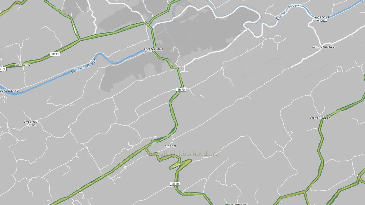 37731, TN Map of Noise Levels in 37731