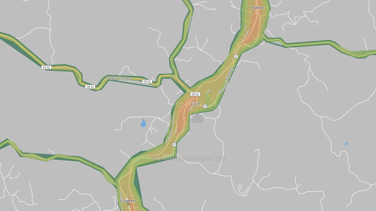 37732, TN Map of Noise Levels in 37732