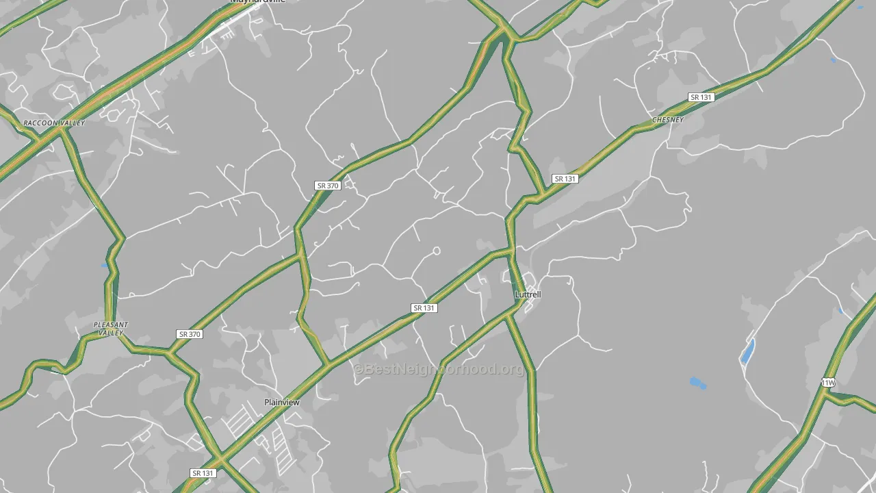 37779, TN Map of Noise Levels in 37779