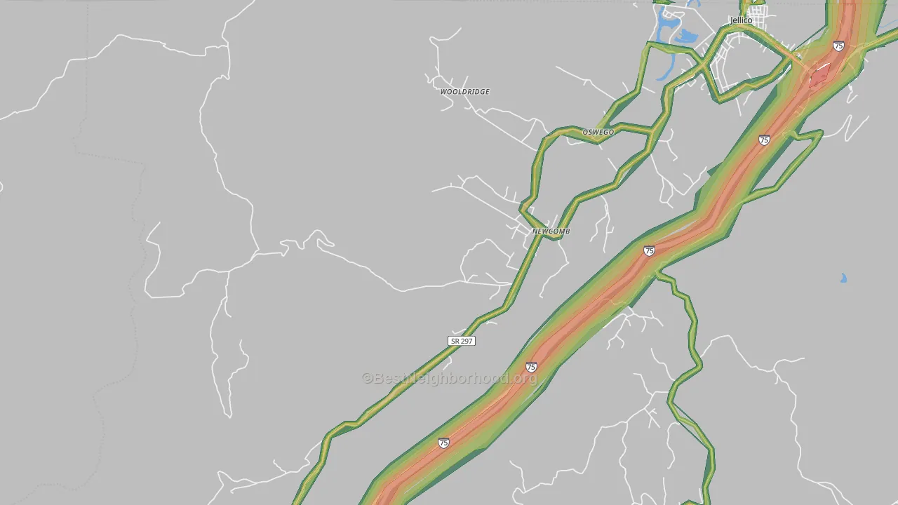 37819, TN Map of Noise Levels in 37819