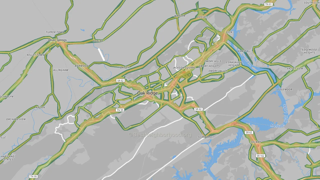 37830, TN Map of Noise Levels in 37830