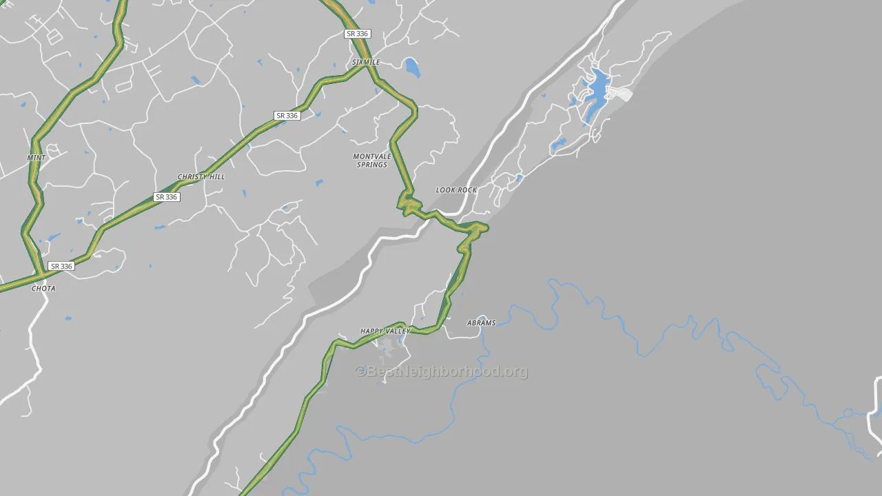 37878, TN Map of Noise Levels in 37878