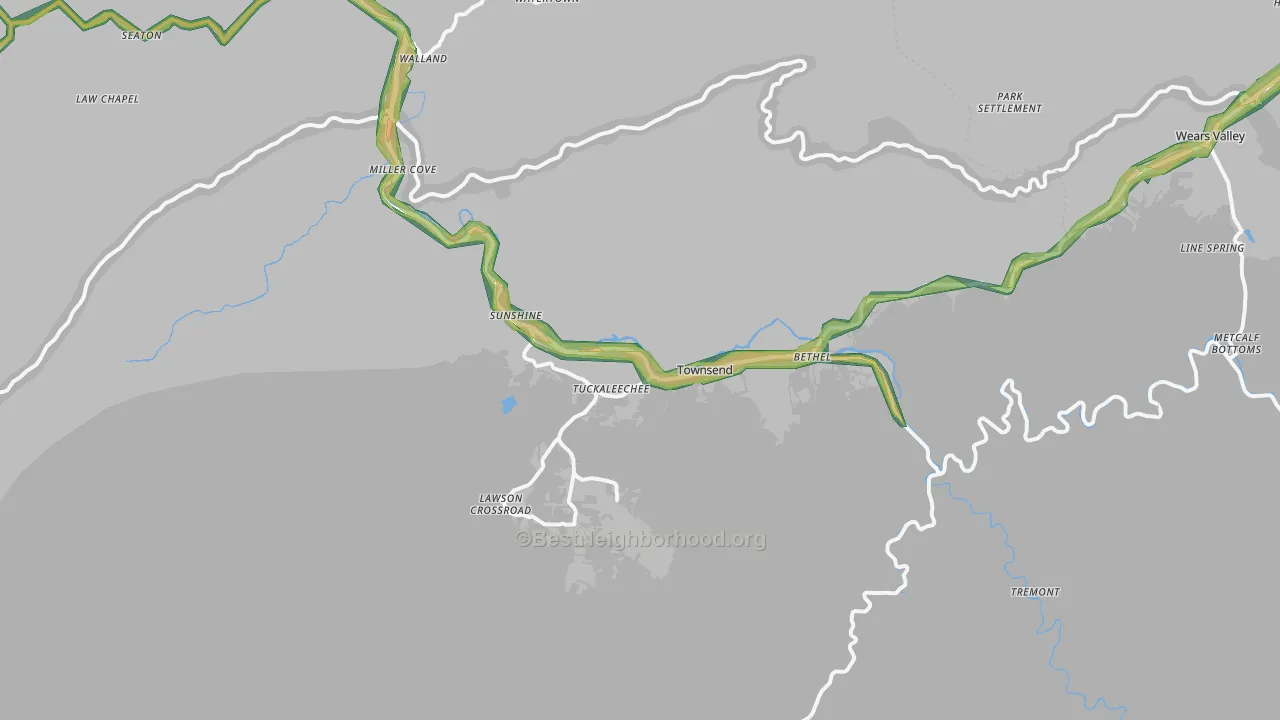 37882, TN Map of Noise Levels in 37882
